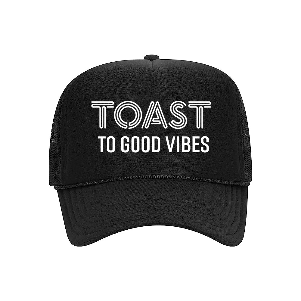 TRUCKER HAT - TOAST TO GOOD VIBES